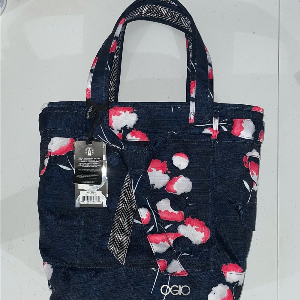 Hamptons laptop tote